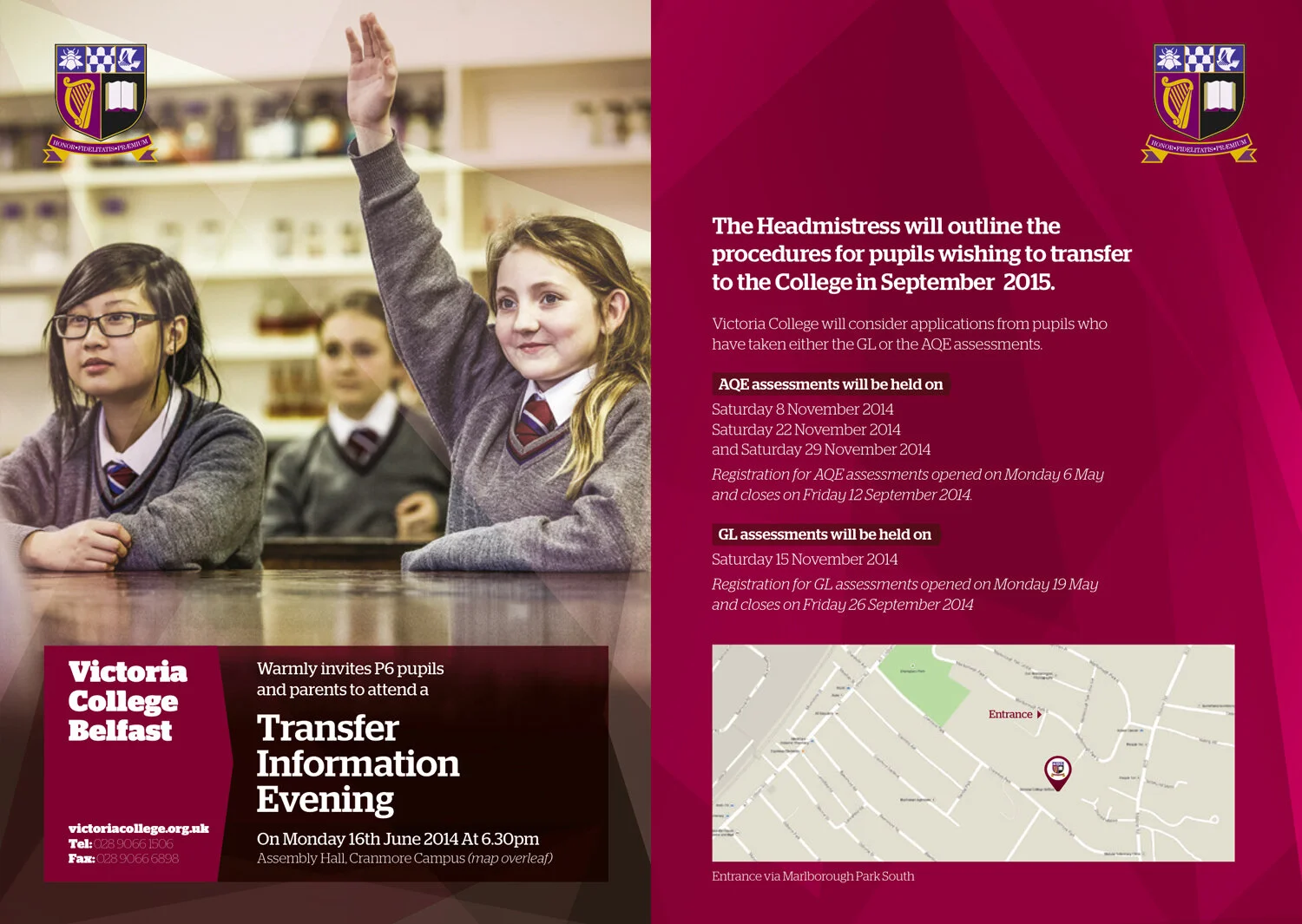 Transfer Information Evening for P6 pupils and parents
