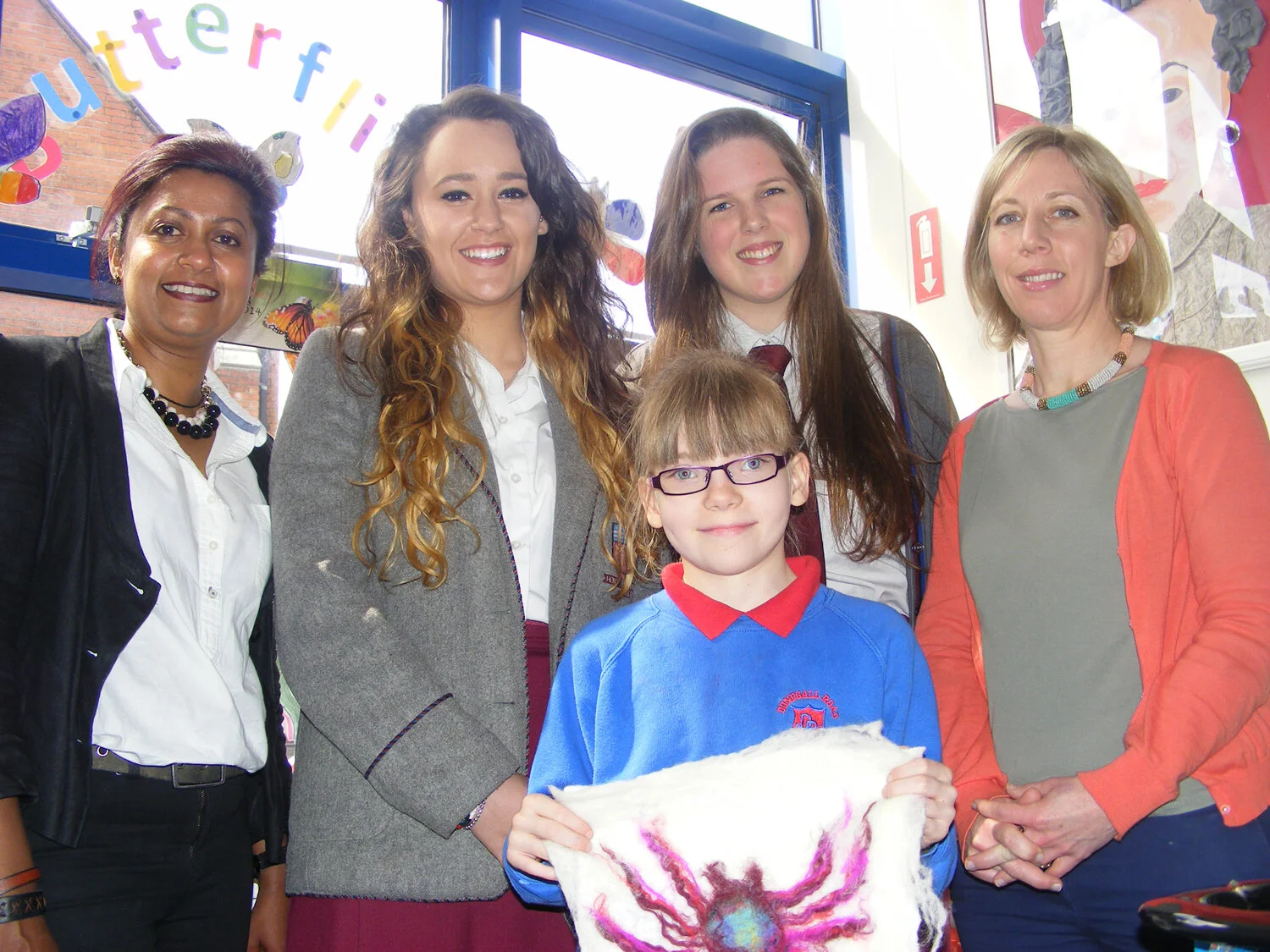 Unveiling of Artwork at Donegall Road PS