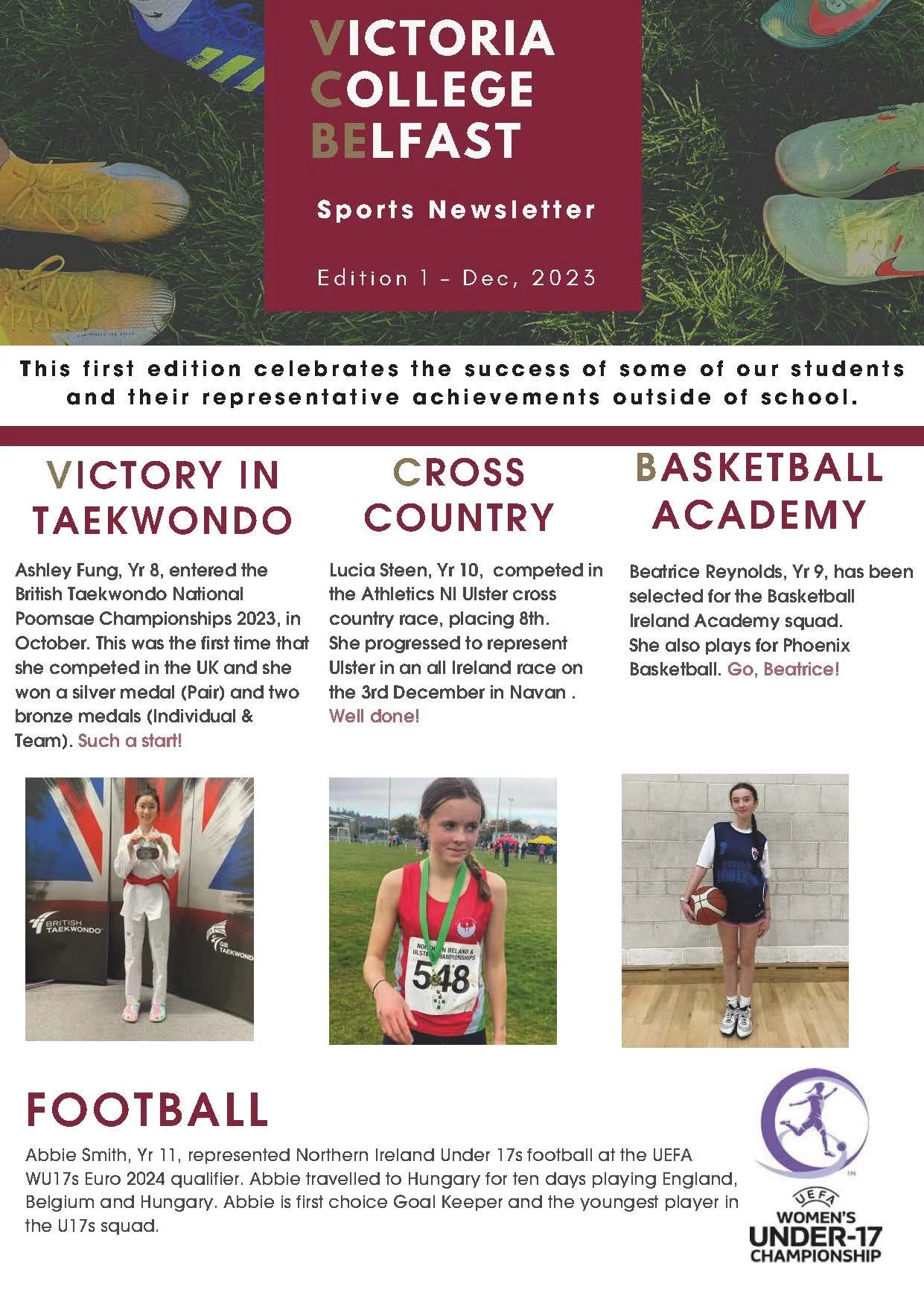 VCB Sports’ Newsletter