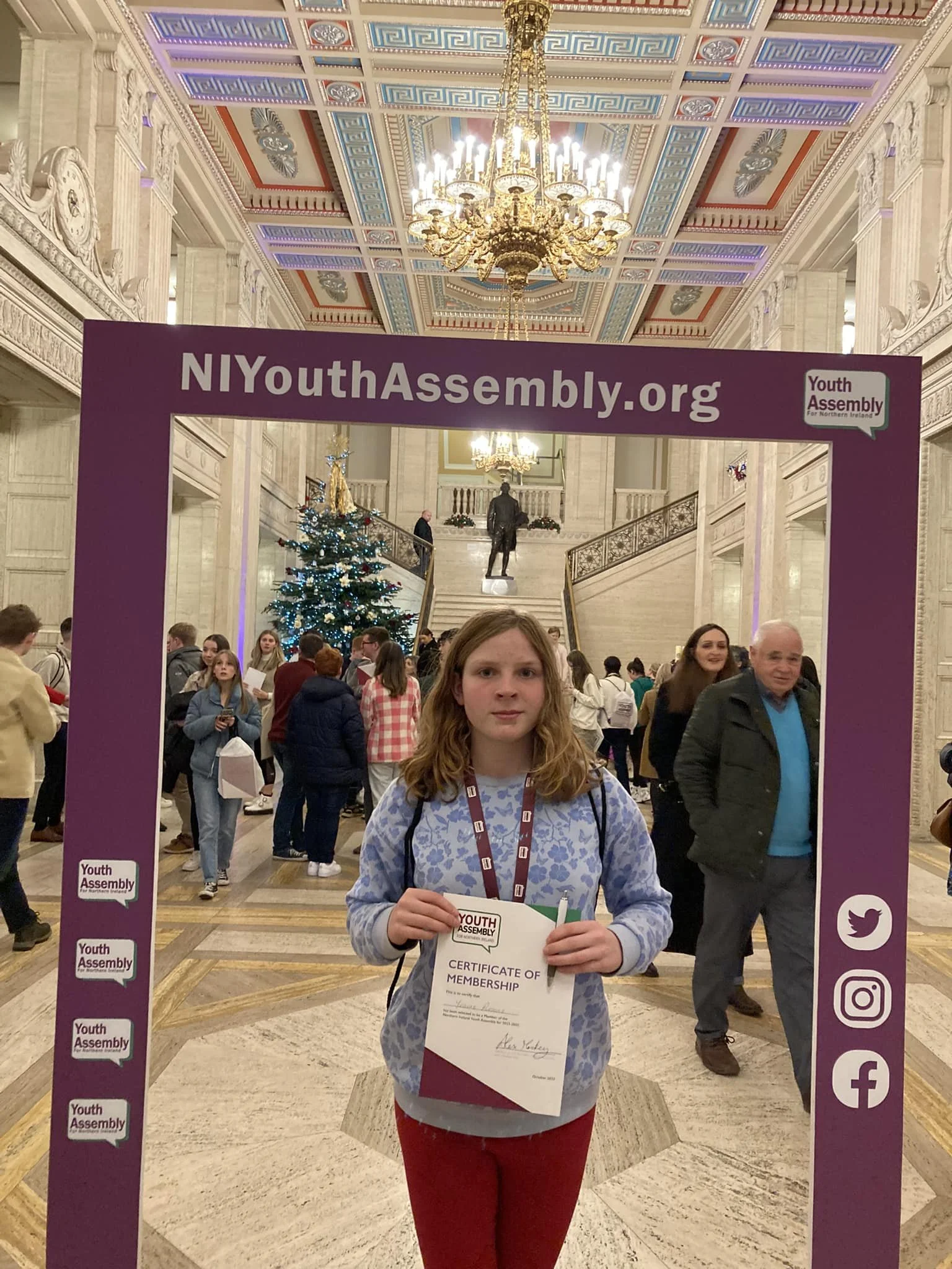 Yvaine is the Northern Ireland Youth Assembly Representative for South Down 2023-2025