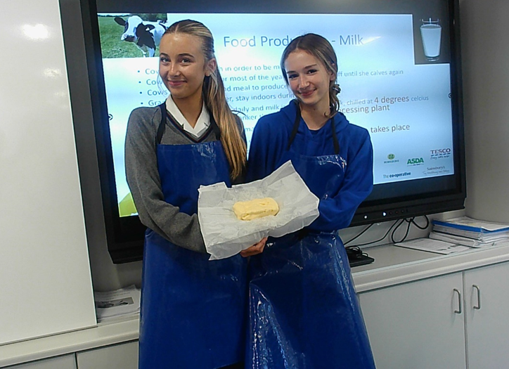 Year 11 GCSE Food and Nutrition making butter