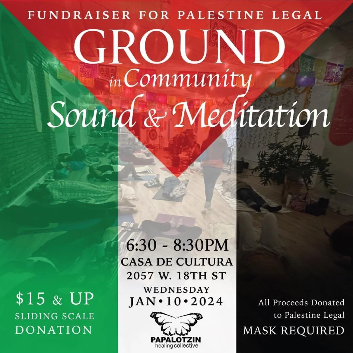 Sound & Meditation: Fundraiser for Palestine Legal
