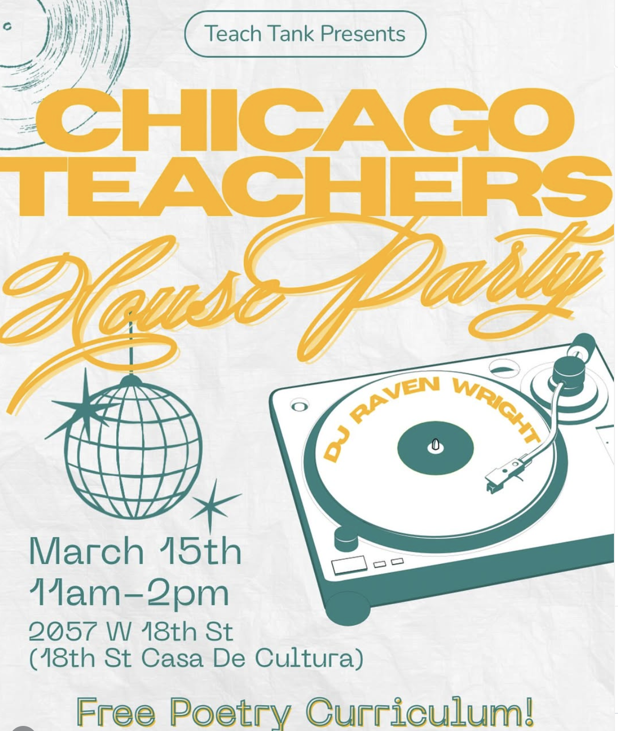 Teach Tank House Party