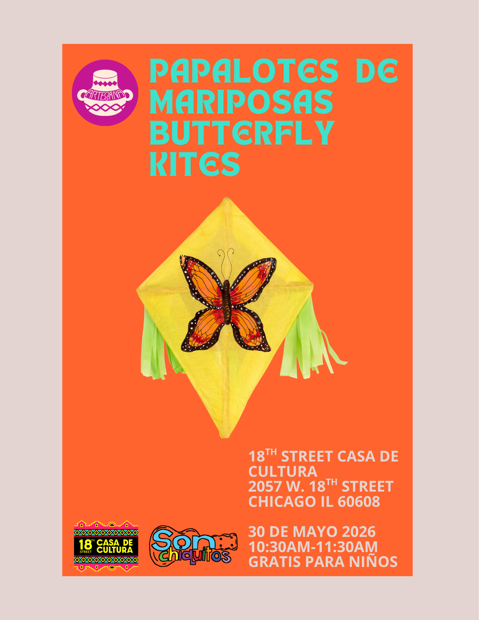 ArteSana - Papalotes de mariposa | Butterfly Kites