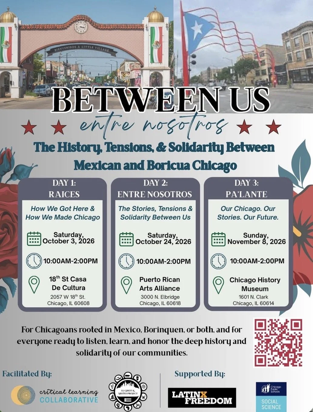 Between Us/Entre Nosotros - The History,Tensions, &amp; Solidarity between Mexican and Boricua Chicago