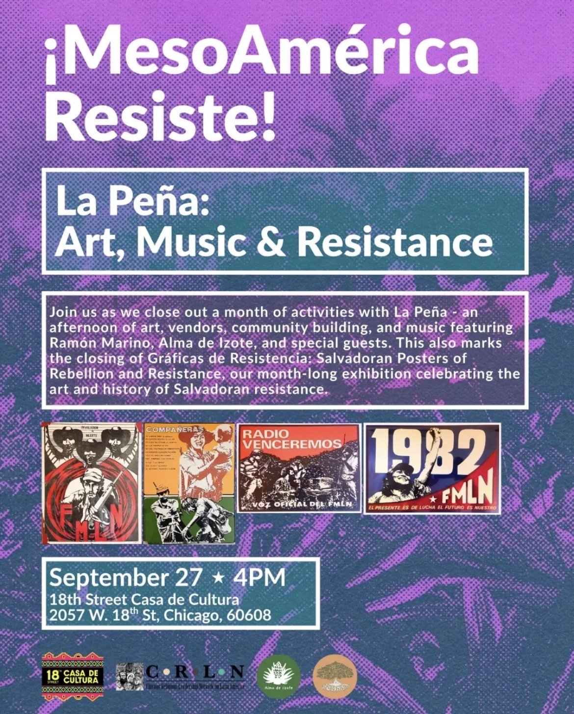 Mes-oamericana| La Peña: Market and Music + Closing Art Exhibit 