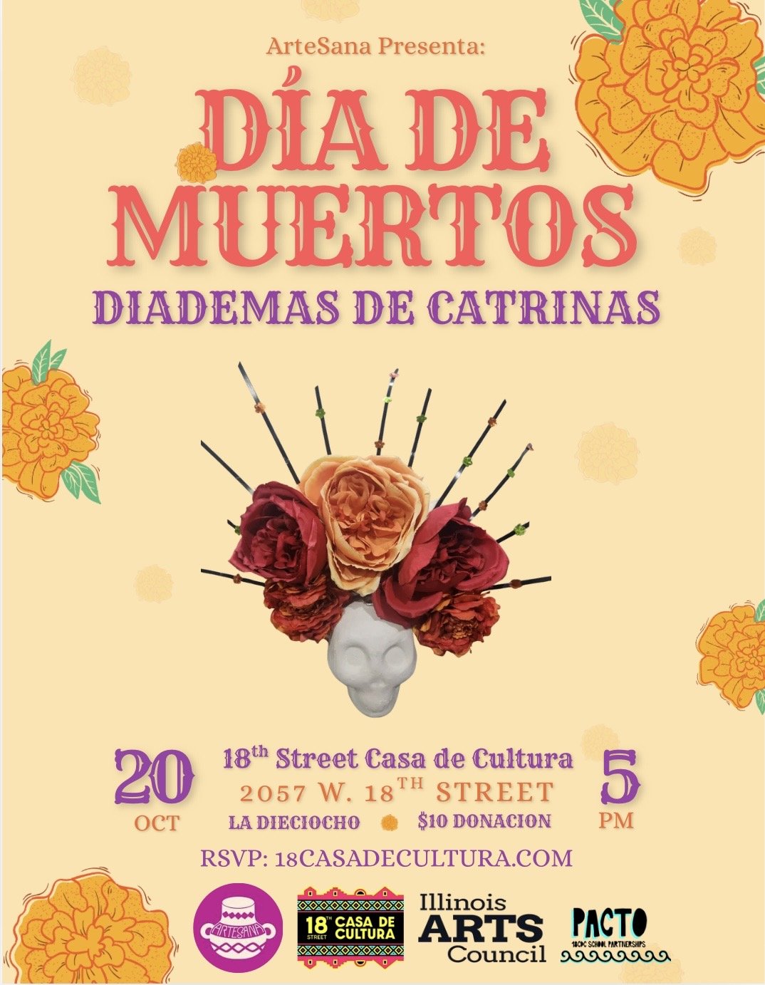 ArteSana: Dia De Muertos |Diademas De Catrinas 