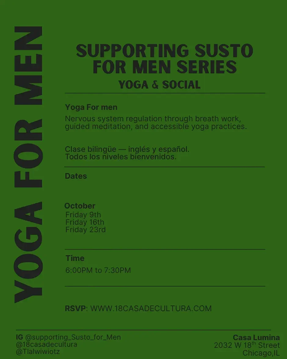 Yoga For Men: Supporting Susto For Men Series | Yoga &amp; Social