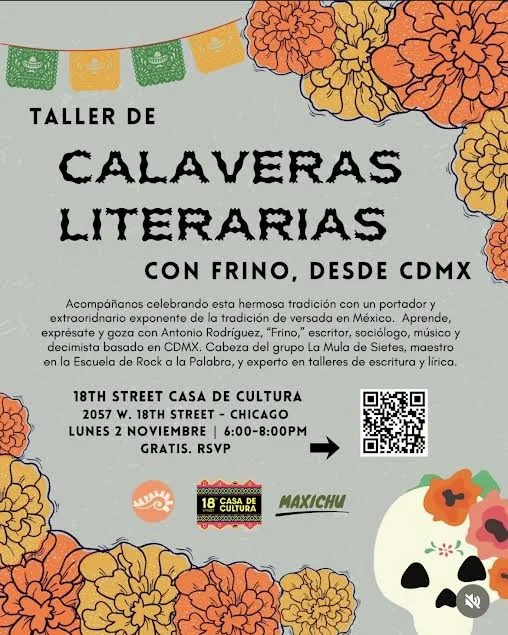 Taller De Calaveras Literarias con Frino, Desde CDMX