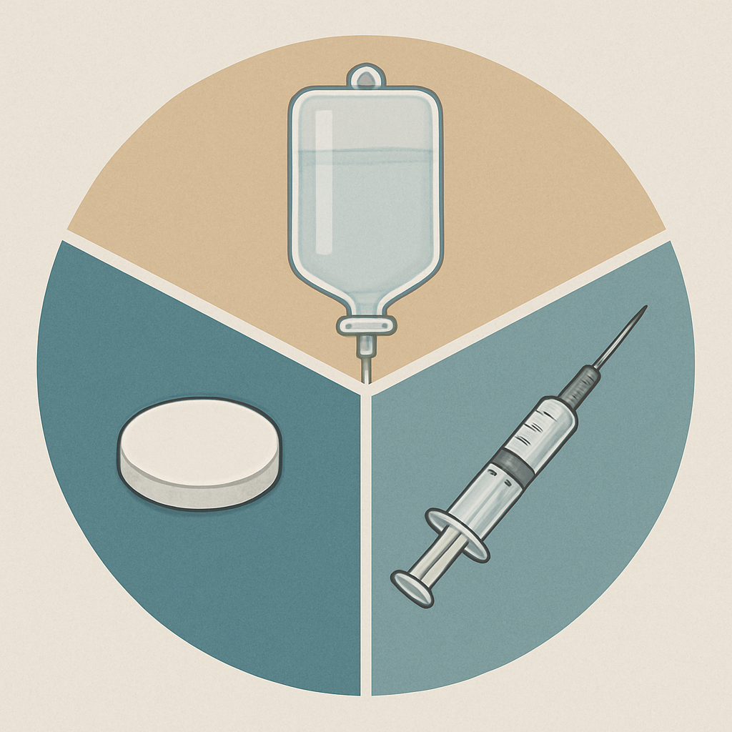 IV vs IM vs SL: all about routes of administration