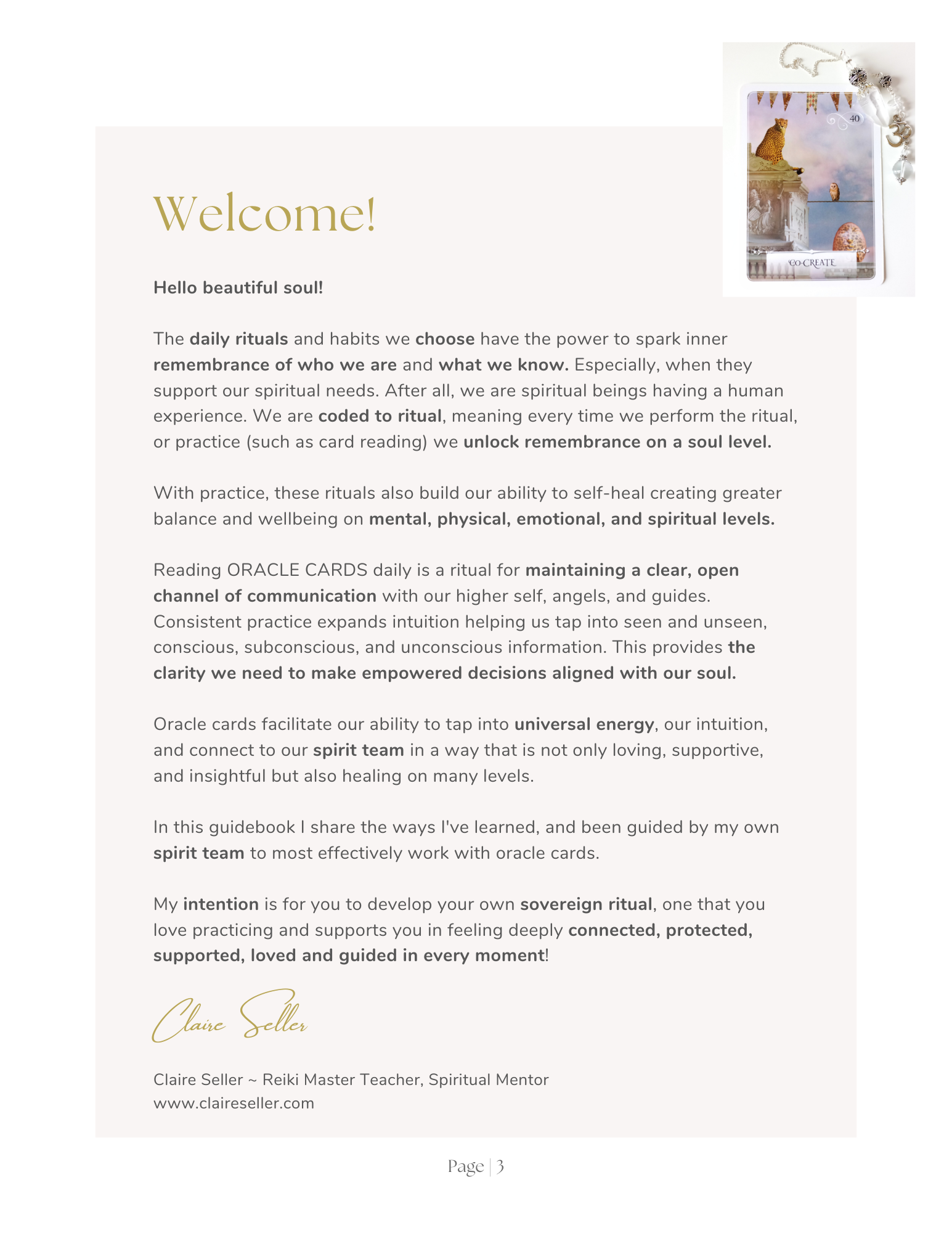 Welcome page - Angels & Oracle Cards Guidebook.png