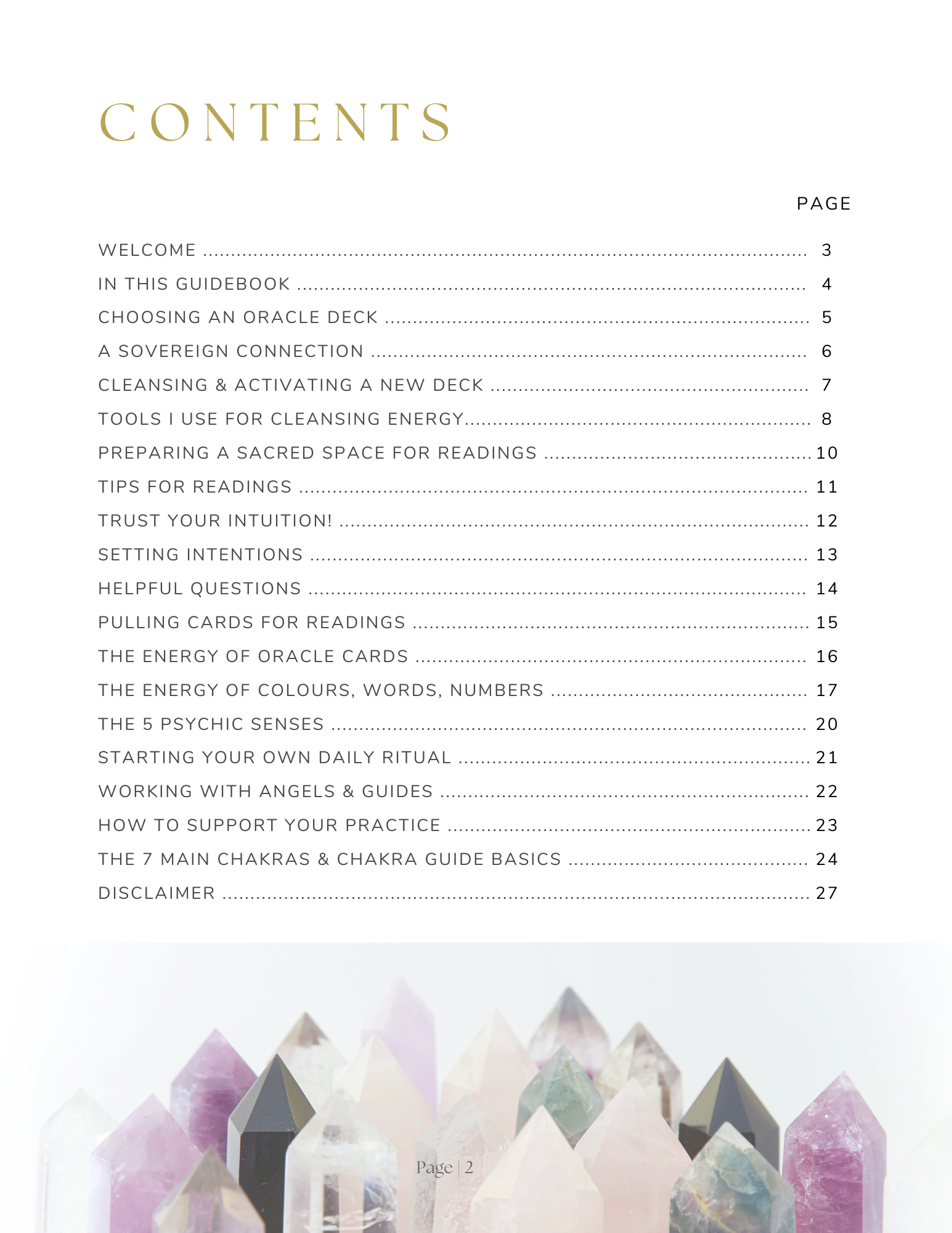 Content page - Angels & Oracle Cards Guidebook.png