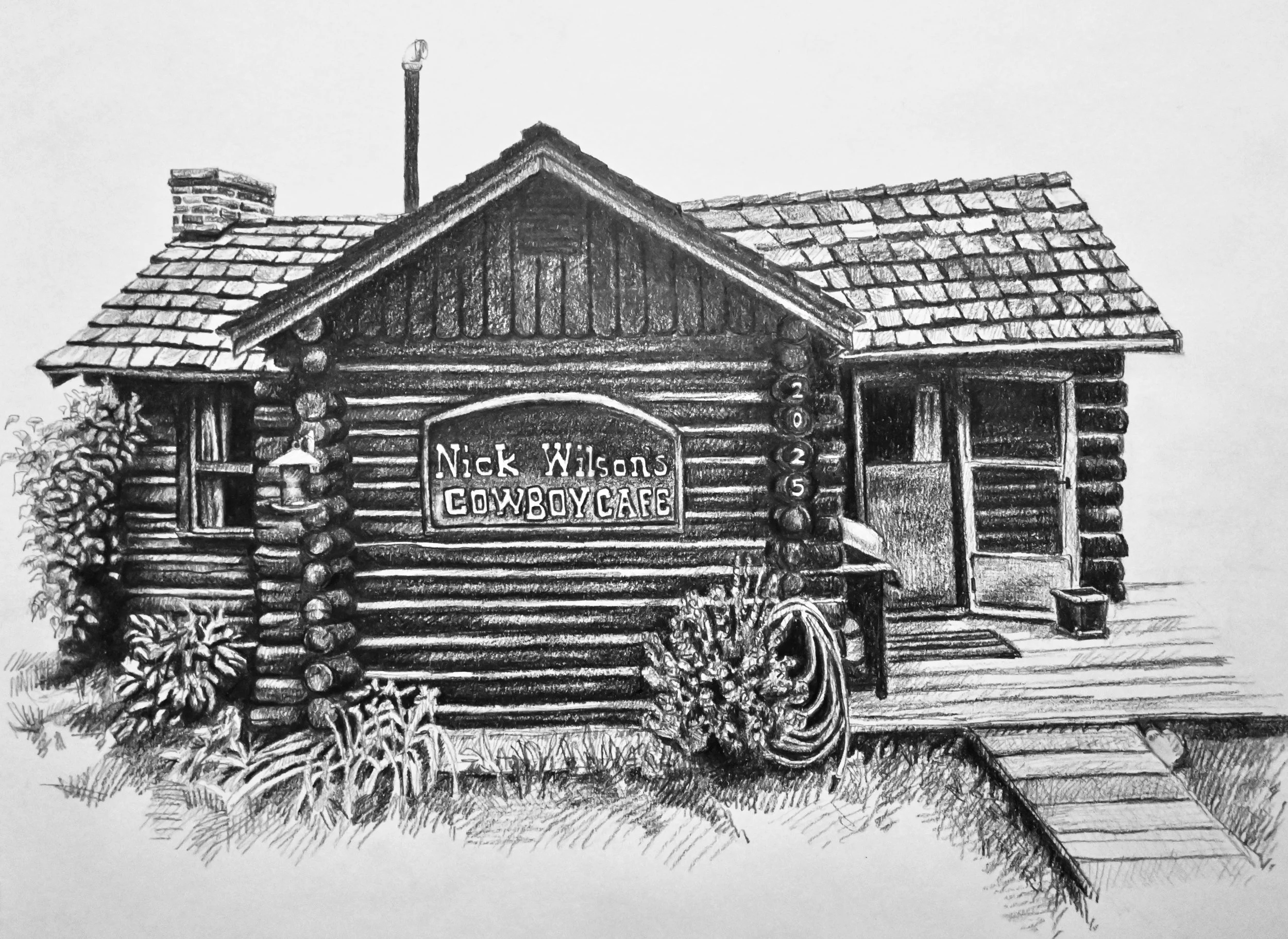 2026 commission, graphite on paper