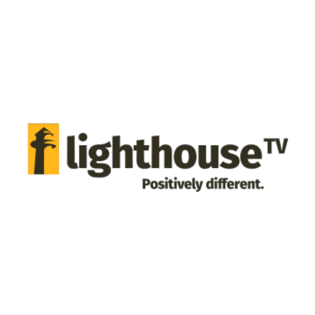 Lighthouse TV logo where author Laura Conaway has guest appeared on live television