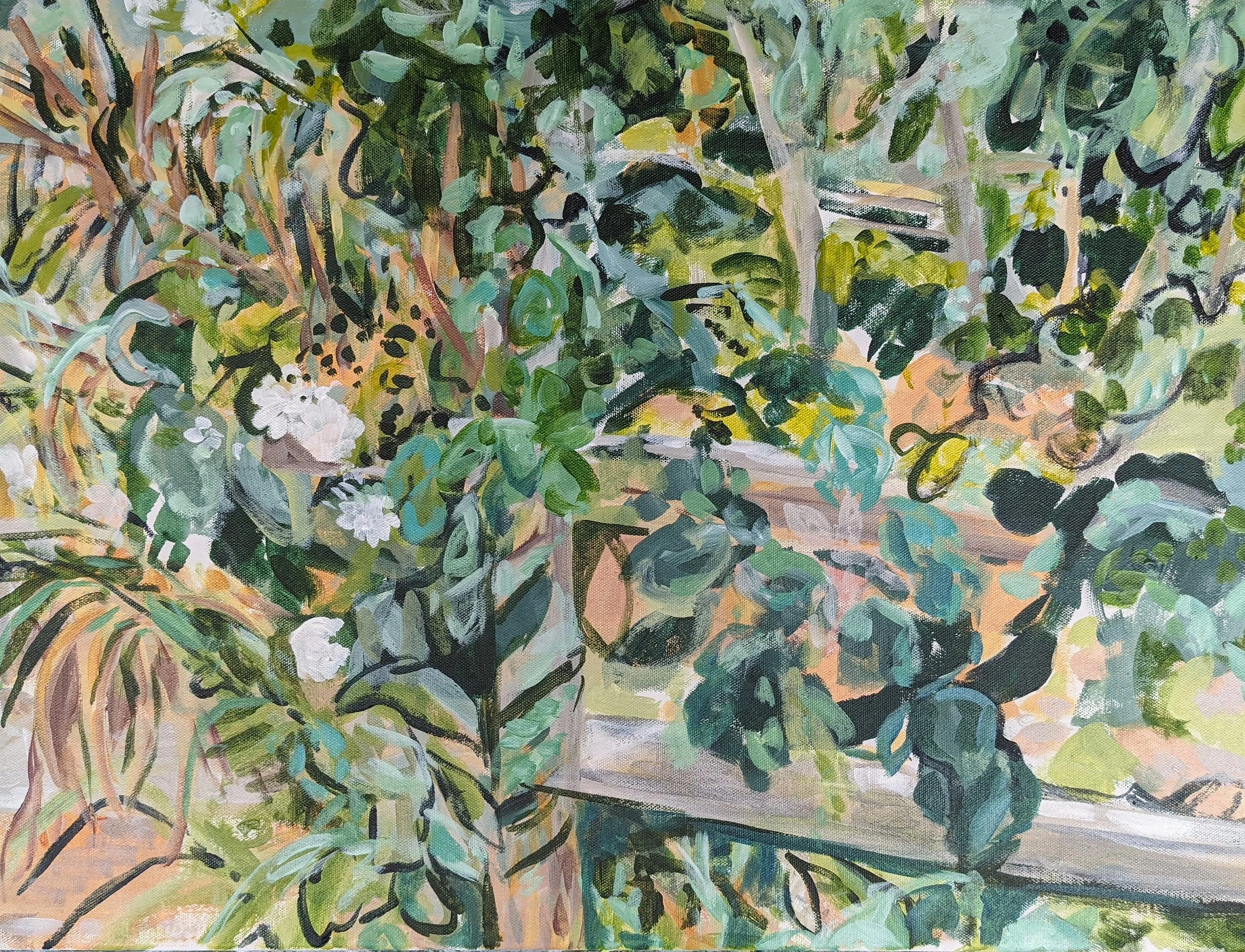  Community Garden  acrylic on canvas, 16×20