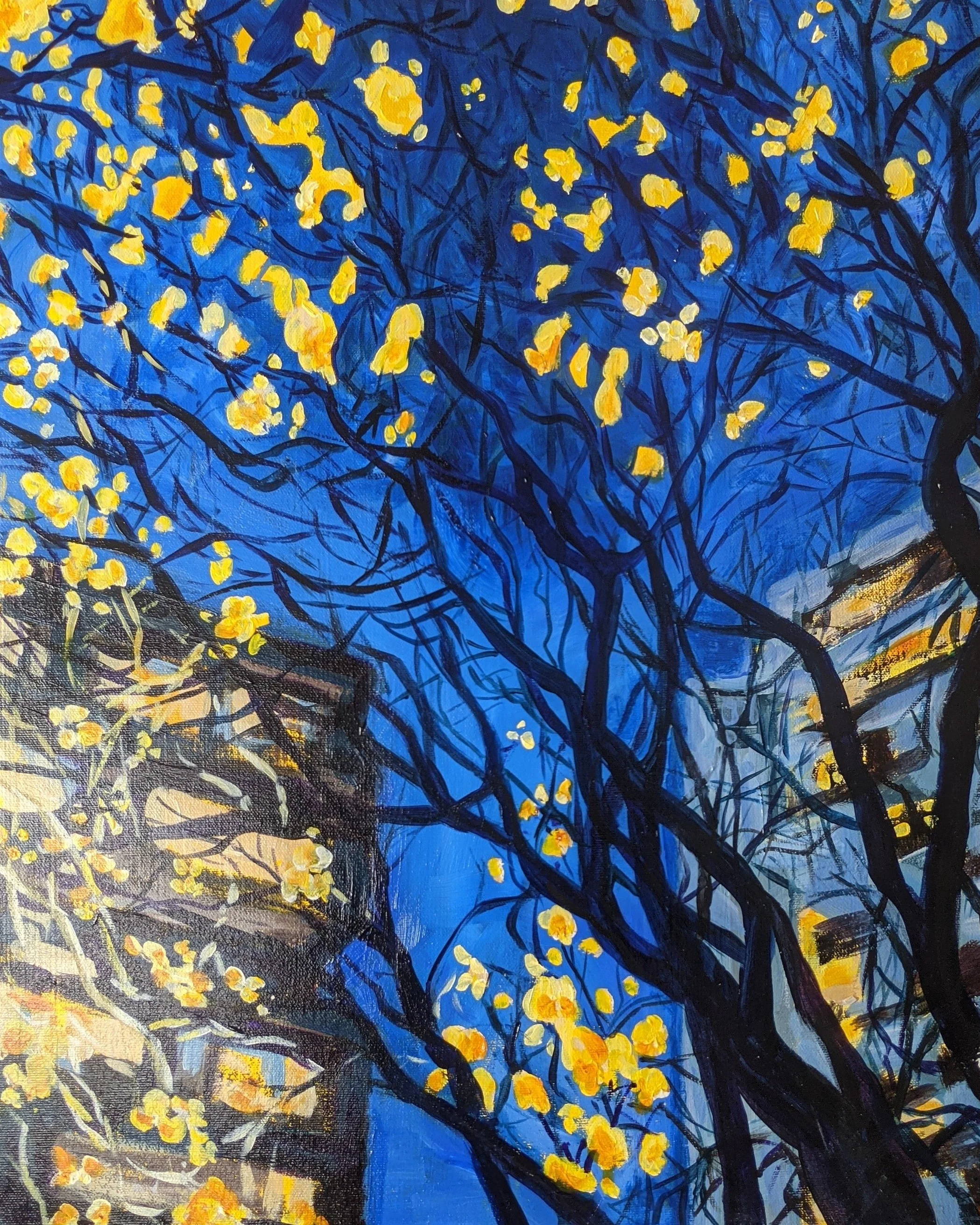  Twilight West End  acrylic on canvas, 16×20