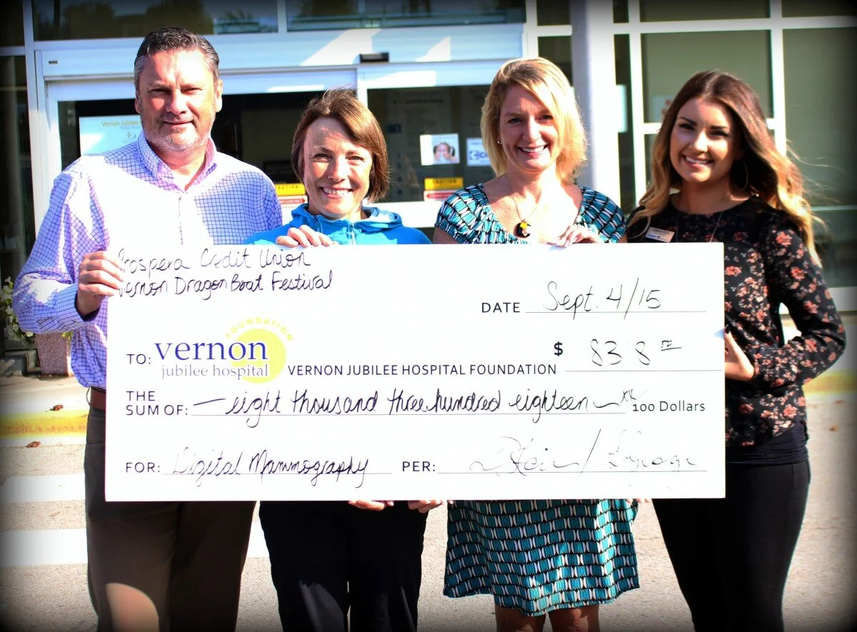 Prospera Vernon Dragon Boat Festival Funds Digital Mammography
