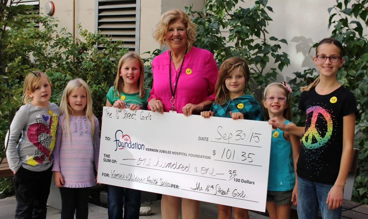 Girls Raise Funds for Women's & Children's Health