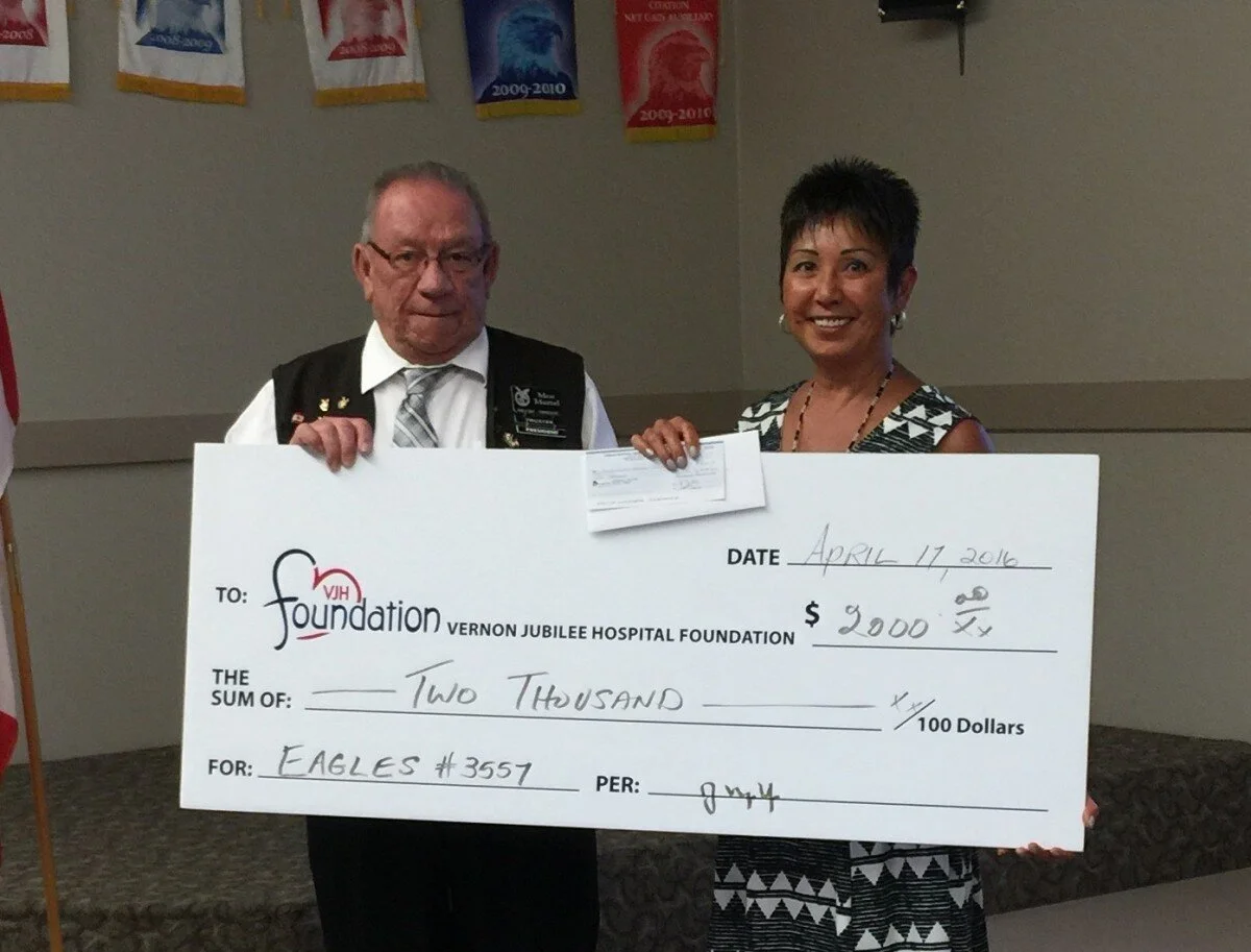 Fraternal Order of Eagles Supports Diabetic Care