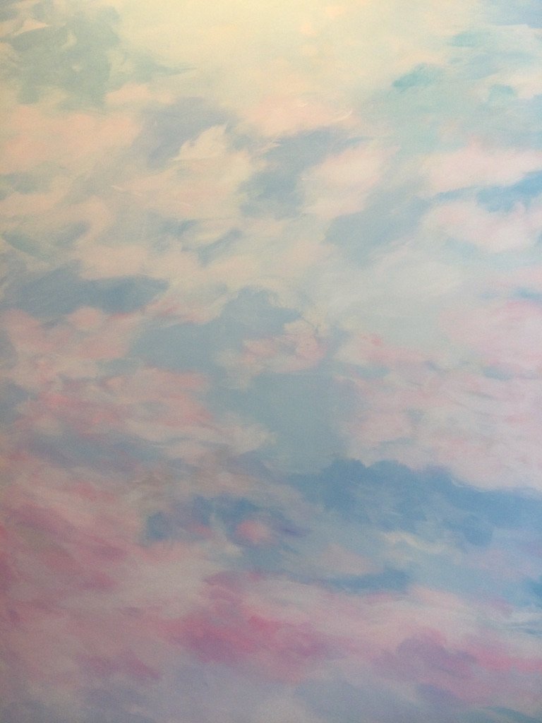 Into the Sky, 84” x 66” (7’ x 5.5’)