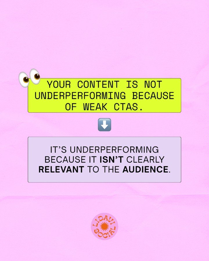 Most brands are posting on autopilot and hoping something lands.

That is not a strategy. That is a gamble.

If your content feels like it should be working but is not, the issue is usually focus.
Trying to speak to everyone makes the message disappe