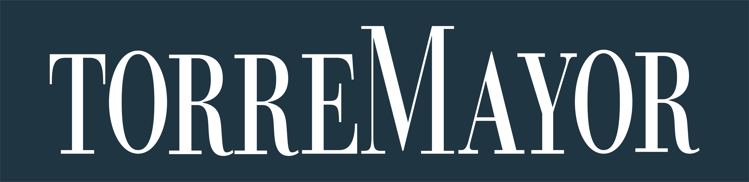 Texto que dice 'FORREMAYOR' en letras blancas sobre fondo azul oscuro.