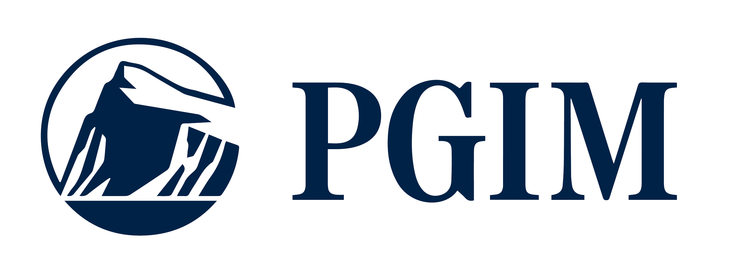 Logotipo del Instituto Pugdem Psicodinámica y Psicoanálisis, que incluye una figura de un perro con forma de lobo en azul y el texto PUGM en letras mayúsculas.