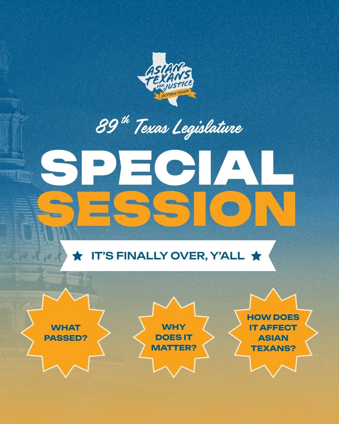 The 89th Texas Legislature&rsquo;s second special session has officially concluded. While most Texans were focused on back-to-school and daily life, lawmakers passed measures that will have lasting impacts on our communities.

➡️ Swipe through to lea