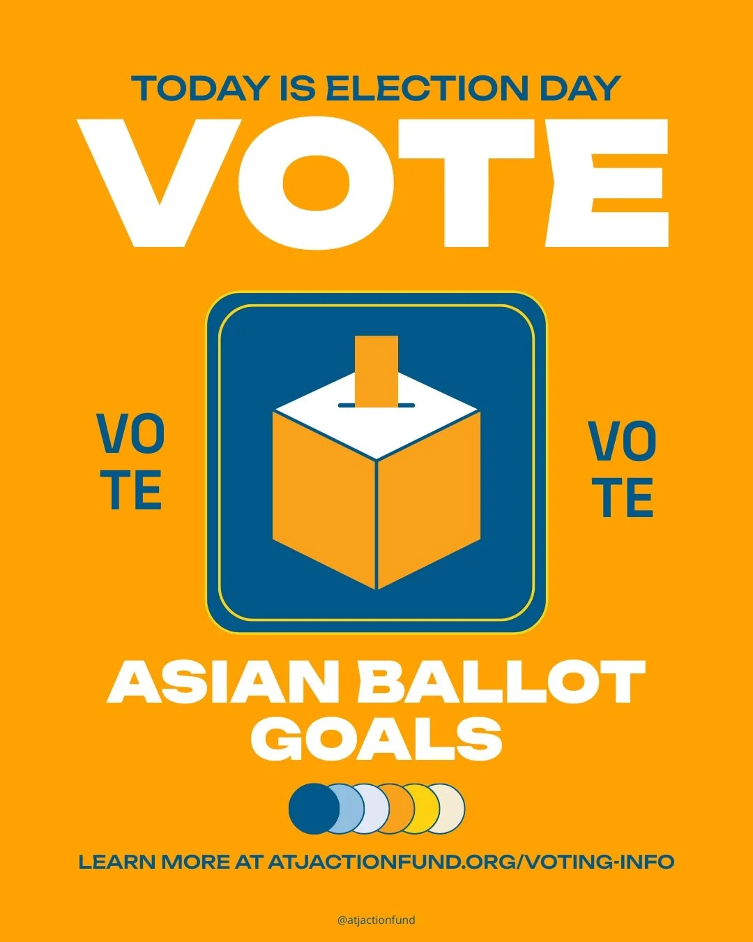 It&rsquo;s Election Day, y&rsquo;all🗳️✨

Asian Texans &mdash; this is our moment. Take a beat, make a plan, and go vote.

Before you head out ↘️
✔️ Bring a valid ID
✔️ Bring printed or written notes (no phones allowed)
✔️ Double check your polling l