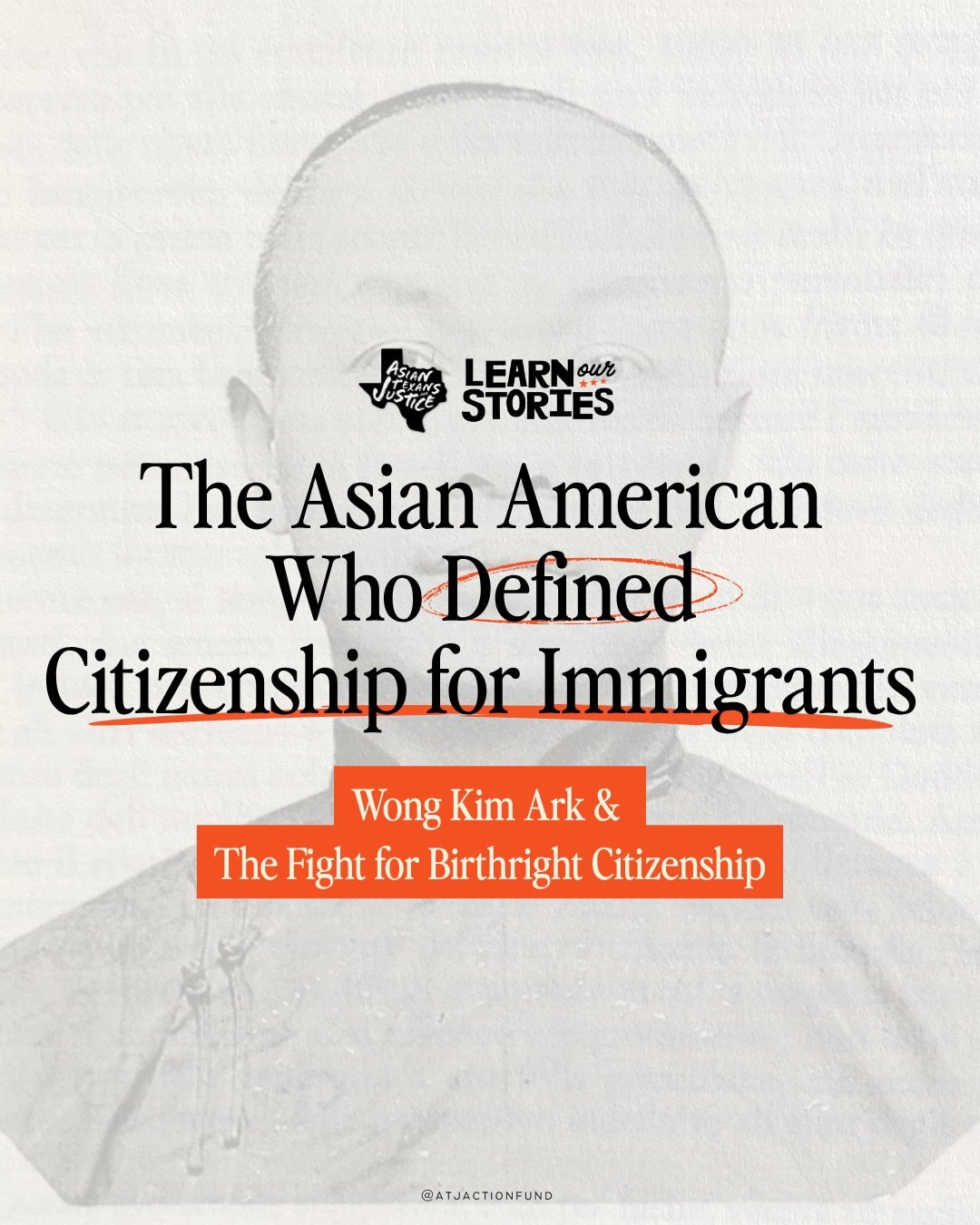 Did you know that an Asian American&rsquo;s case to the Supreme Court in 1898 defined birthright citizenship? 

Wong Kim Ark&rsquo;s case has upheld the right to birthright citizenship for generations of immigrants, but now, it&rsquo;s at risk. 

Tod