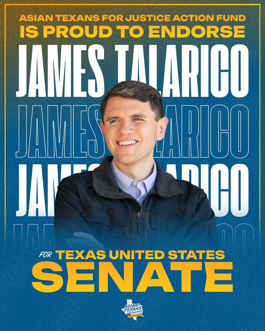 Asian Texans are the deciding margin, and we know what leadership looks like when we see it. James Talarico has consistently shown up for AAPI communities and fought for a Texas where everyone belongs. When others look away, he steps up.

That&rsquo;