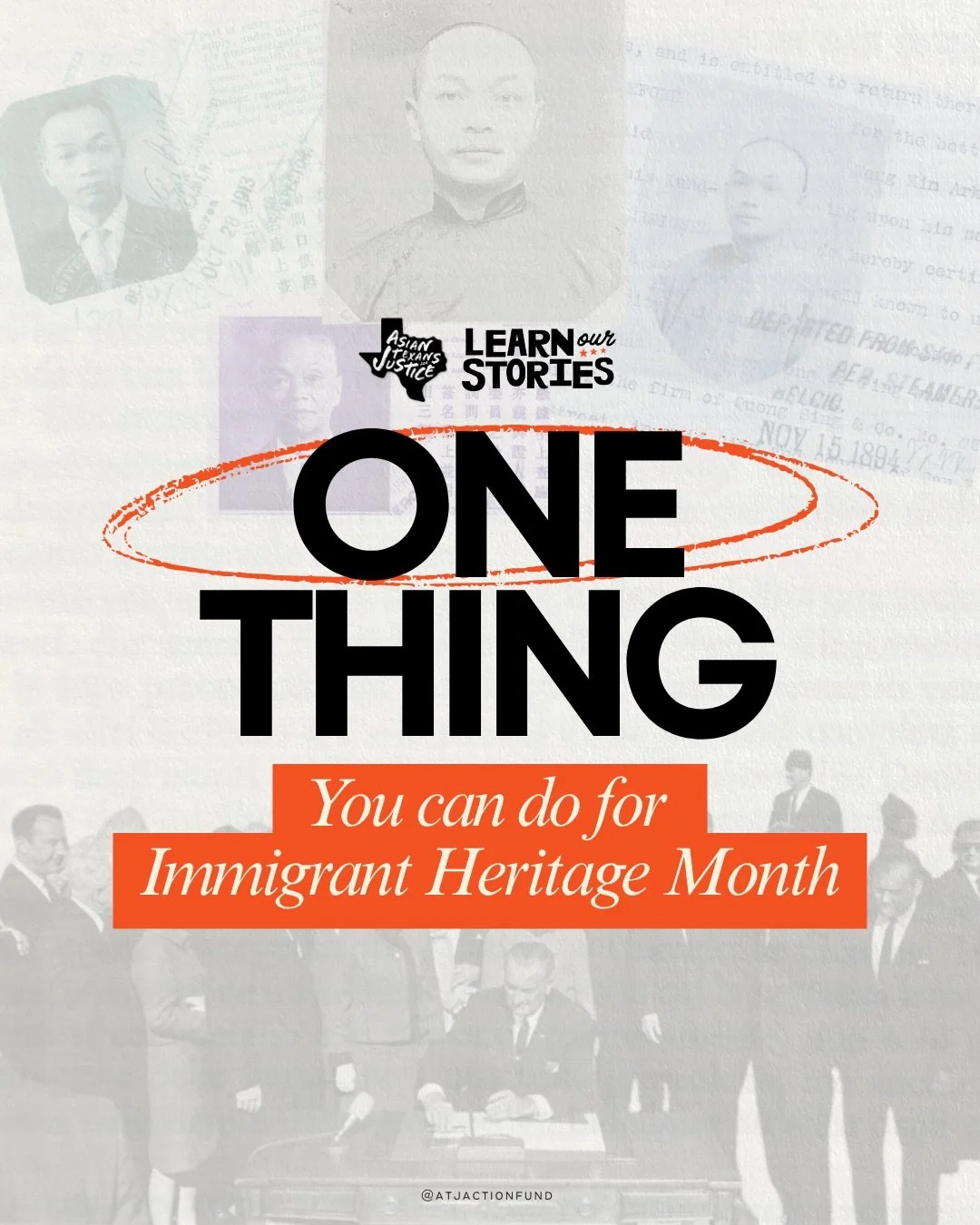One thing you can do this Immigrant Heritage Month: speak up.

Tell the Texas SBOE to include the 1965 Immigration and Nationality Act in the curriculum.

📝 Submit a public comment by June 15.
We&rsquo;ve got everything you need to get started:
🔗 t