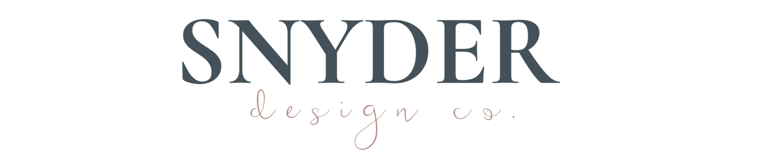 Snyder Design Co. - Squarespace web design