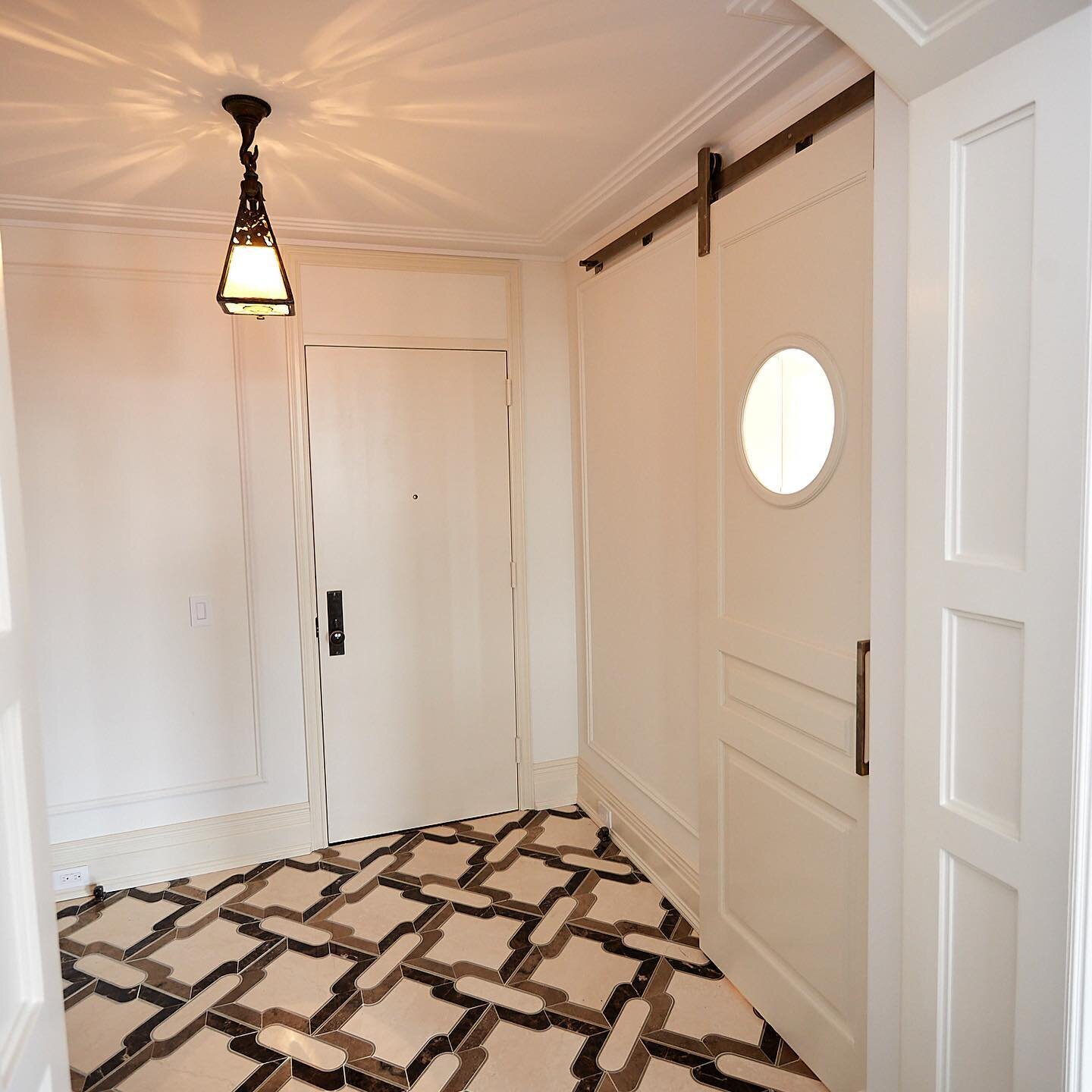 A grand entrance...Incredible tile work in the foyer of this NYC Pre-War.