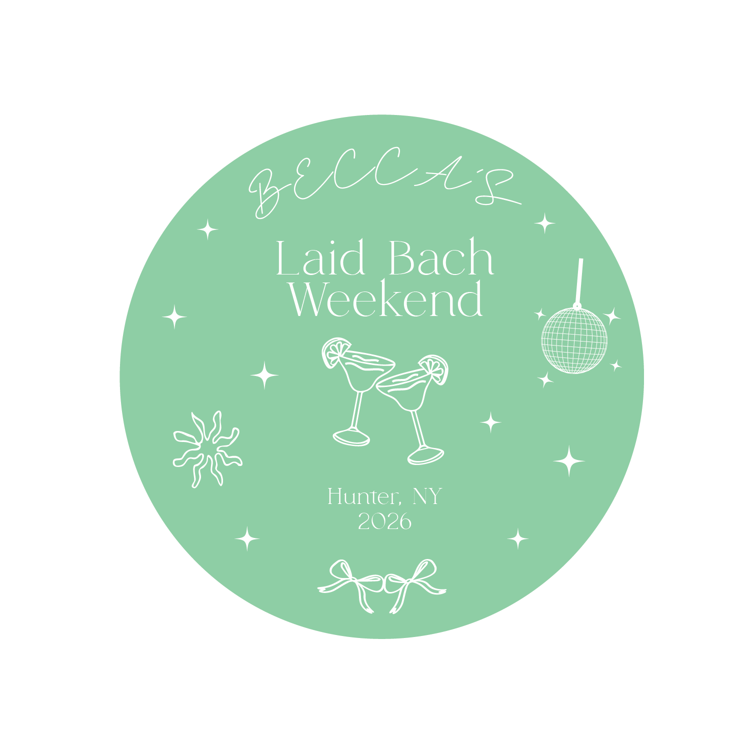 Laid Back Bach Sticker