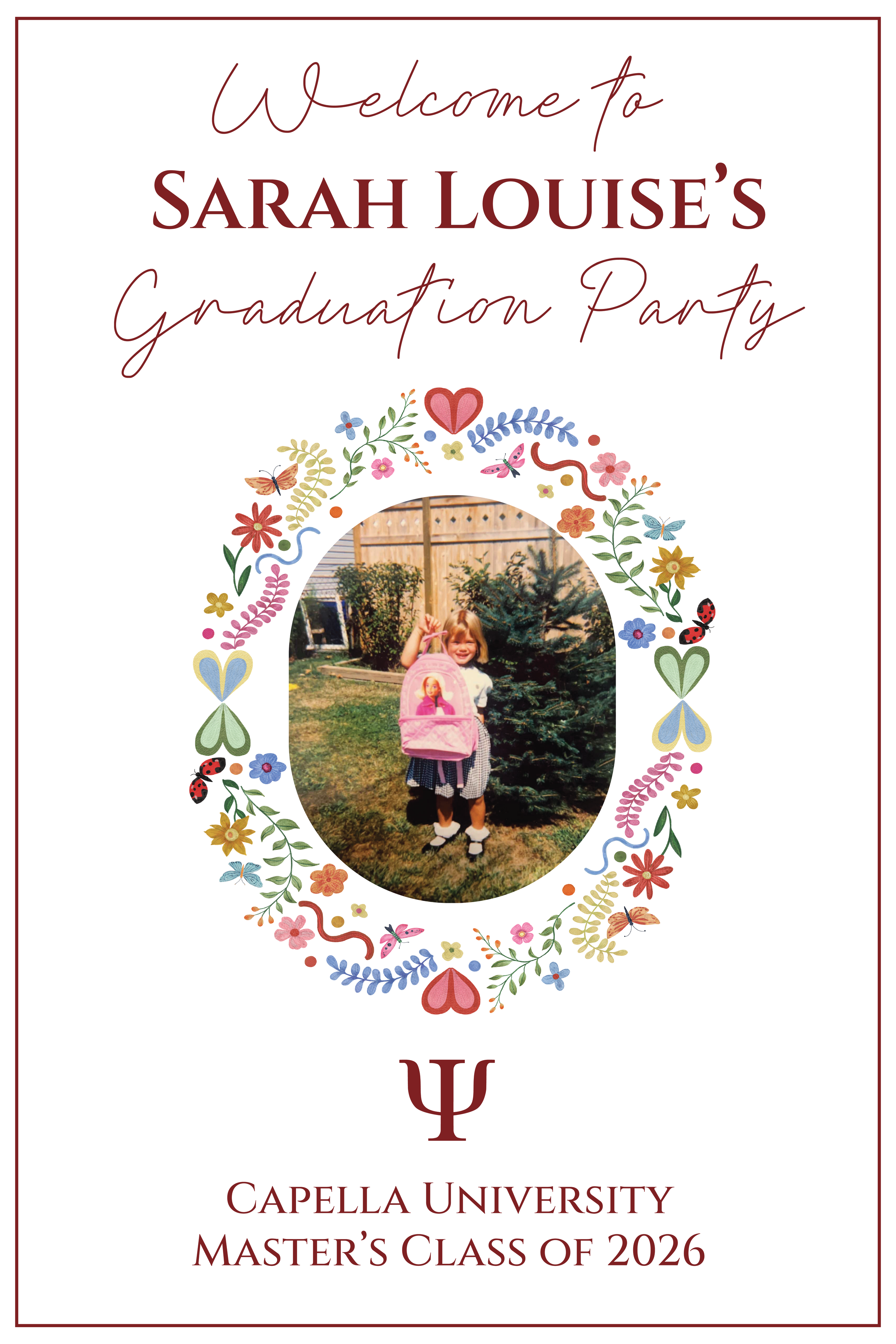 Graduation Welcome Sign