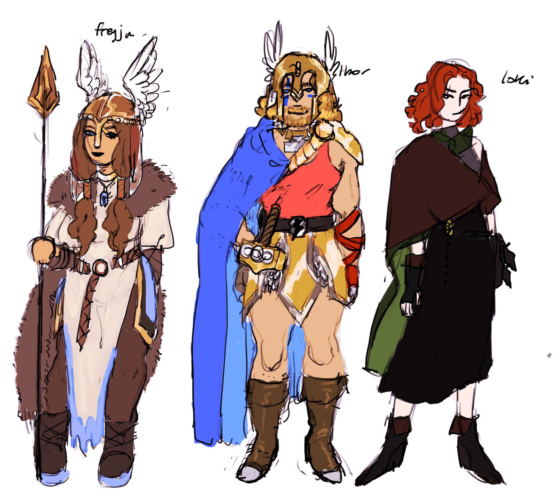 sabrefish studios — sniflheim norse god designs