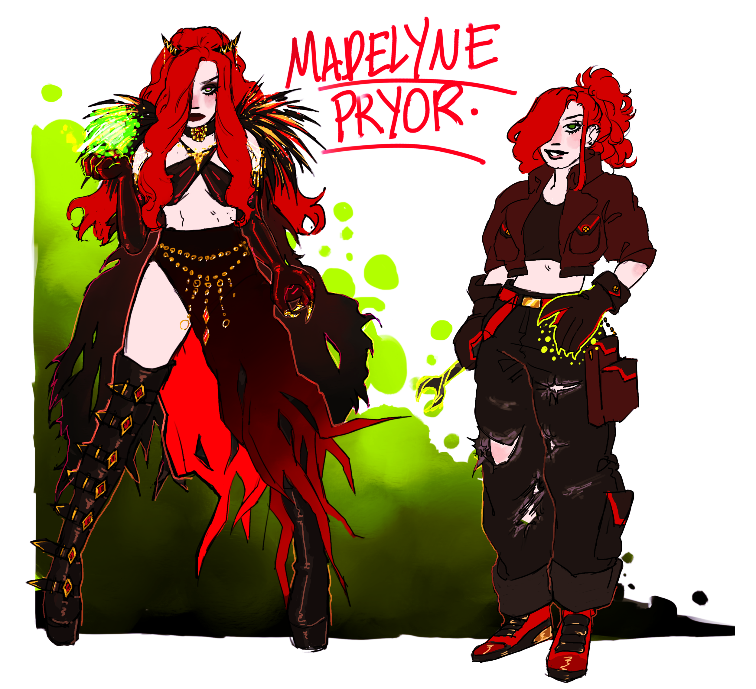 madelyne pryor redesign for comicxf's redesigning x-men article