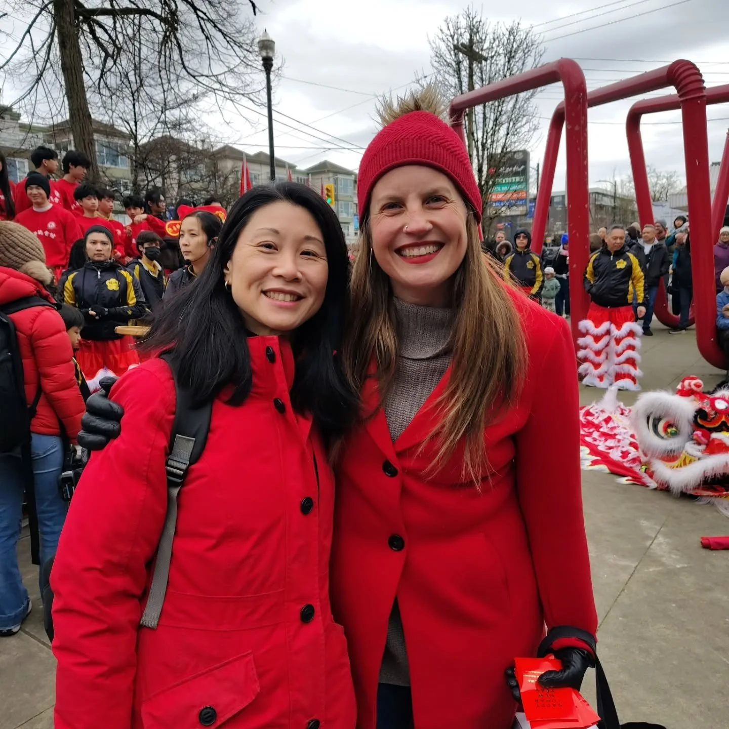 It was a fulsome weekend with lots of Lunar New Year / Spring Festival celebrations! In addition to my nomination launch event, on Saturday I also attended the festivities put on by the @mountpleasantbia, @cambievillage, and @christineeboyle's office