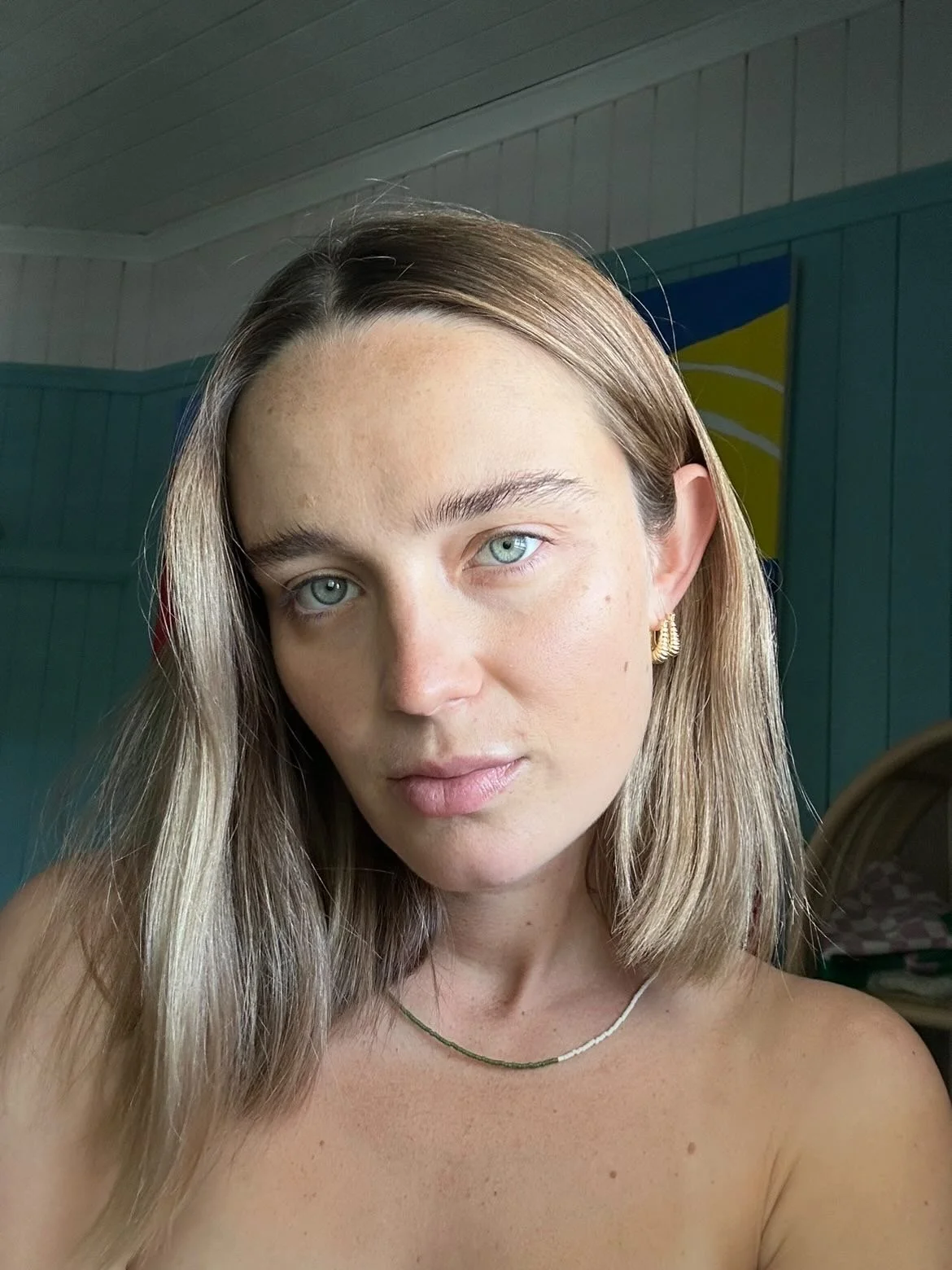 Cora Necklace in Pistachio/Sand - By Ettori