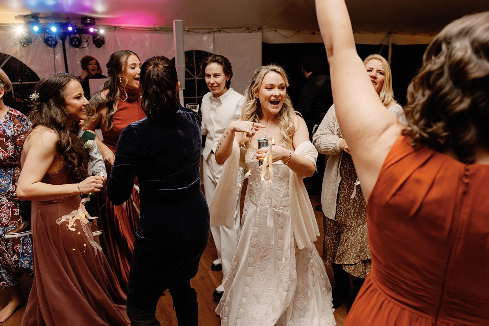 Emily & Sarah - Maddie Kay Photography - JuneBug Retro Resort, Weaverville, NC