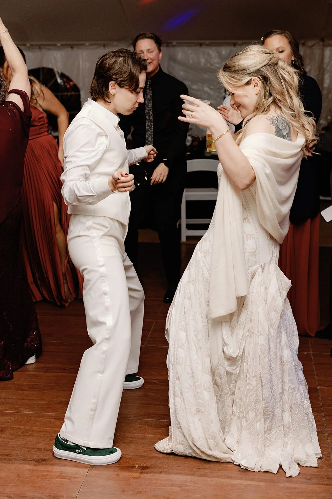 Emily & Sarah - Maddie Kay Photography - JuneBug Retro Resort, Weaverville, NC