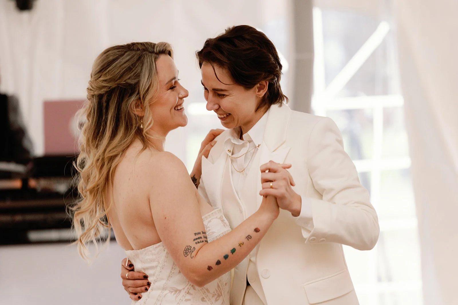 Emily & Sarah - Maddie Kay Photography - JuneBug Retro Resort, Weaverville, NC