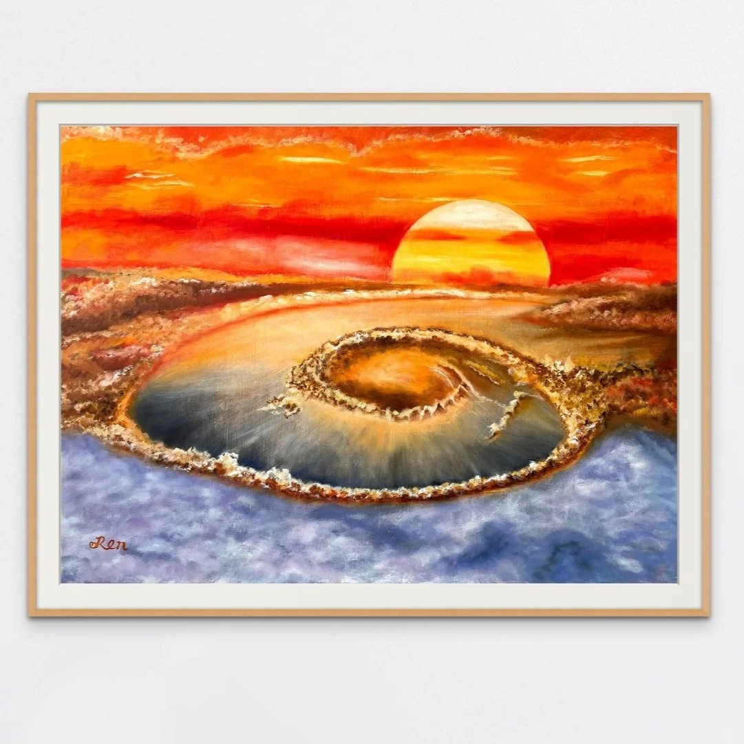 EYE OF TIME - Energy Art Print * NEW *
