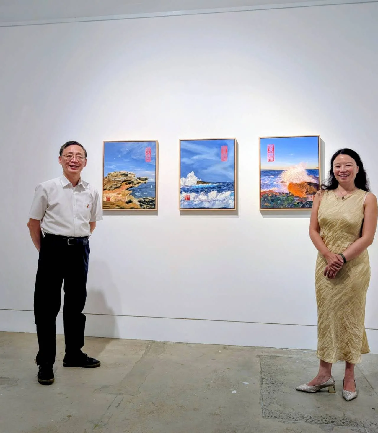 彩韵融中西侨心映山海——观悉尼华裔艺术家任静敏书画作品有感&nbsp;&nbsp;&nbsp;&nbsp;&nbsp;杨东东