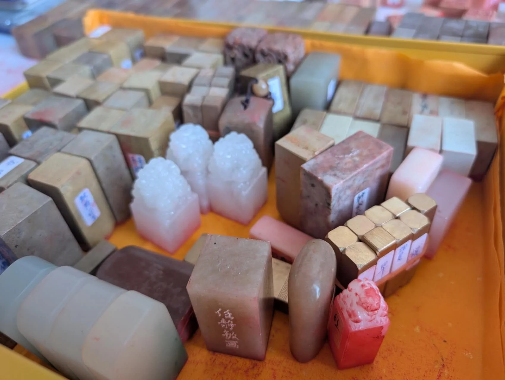 Selected Chinese leisure seals from Jingmin Ren’s collection for the XINYIN LIUNIAN® artistic practice.