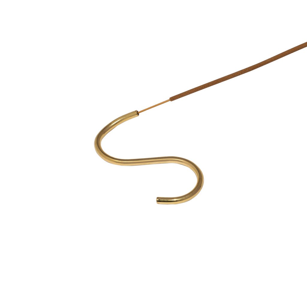 BRASS INCENSE HOLDER UN (i)