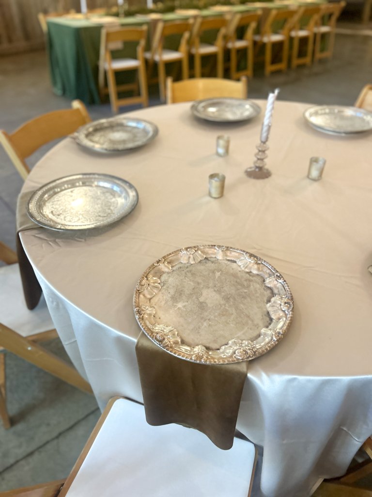 Silver Vintage Platters