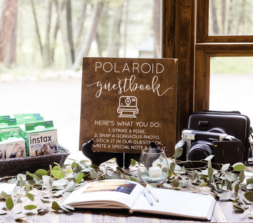 Polaroid Guest Book Sign