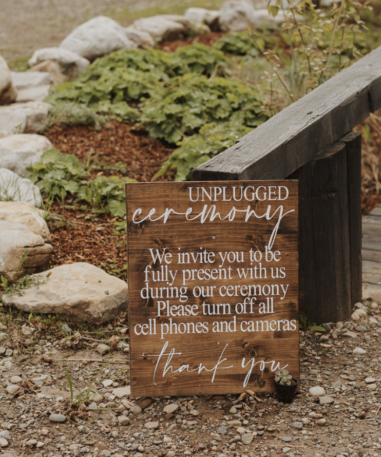Wooden Ceremony Signs